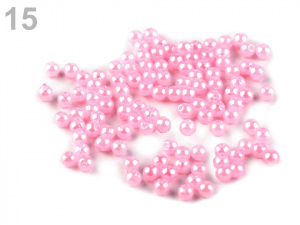 Plastové voskové korálky / perly Glance Ø4 mm
