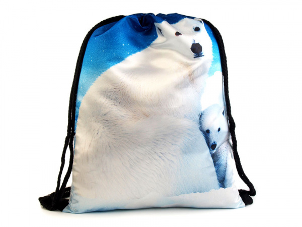 Vak na záda vlk / lední medvěd
