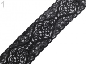 Vyšívaná krajka na monofilu šíře 63 mm