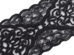 Vyšívaná krajka na monofilu šíře 63 mm