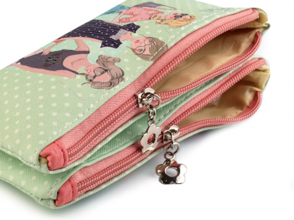 Dvojité pouzdro / dokladovka 9x18 cm