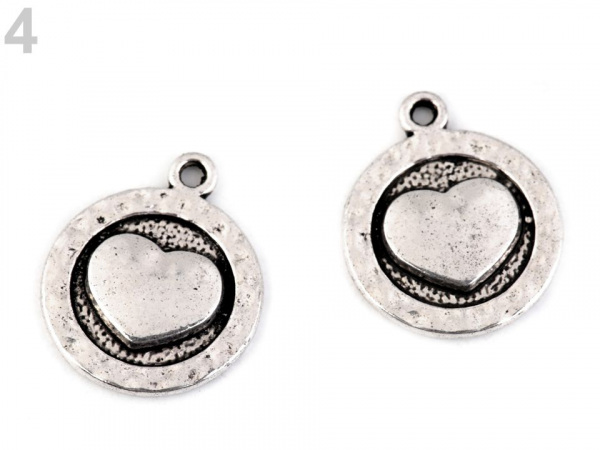 Přívěsek slon, anděl, sluníčko, srdce