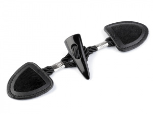 Designové zapínání s kožešinou / roh