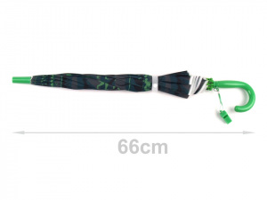 Dětský vystřelovací deštník s píšťalkou, sova, dinosaurus, auta, vesmír