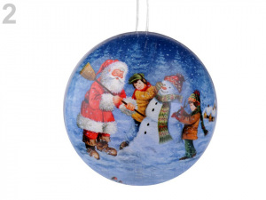 Vánoční dárková krabička - koule Ø8 cm