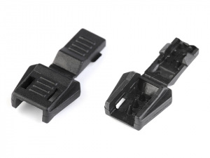 Plastová koncovka 18x18 mm zamačkávací