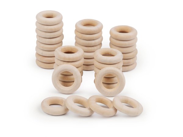Dřevěný kroužek vnější Ø24 mm
