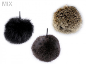 Bambule z králičí kožešiny