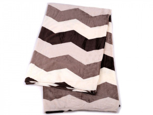 Velká deka / přehoz fleece 200x230 cm
