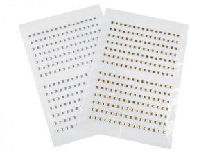 Kovové nažehlovací kamínky hot fix na přenášecí fólii