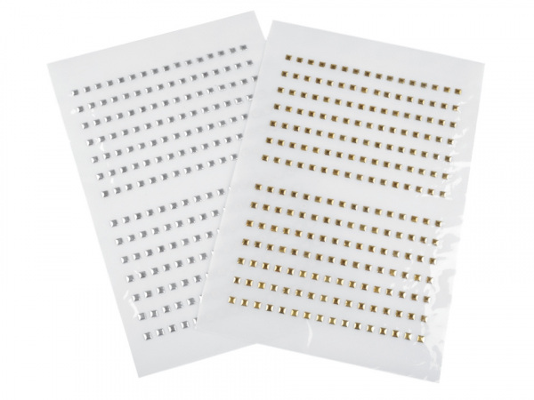 Kovové nažehlovací kamínky hot fix na přenášecí fólii