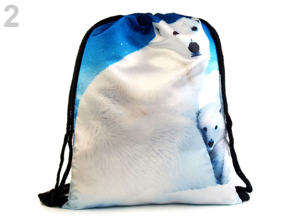 Vak na záda vlk / lední medvěd
