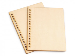 Dřevěné desky na výrobu zápisníku