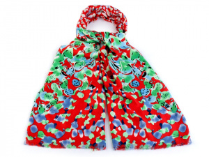 Šála květy 60x175 cm