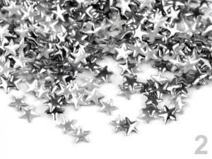 Kovový hot-fix hvězdičky Ø5 mm