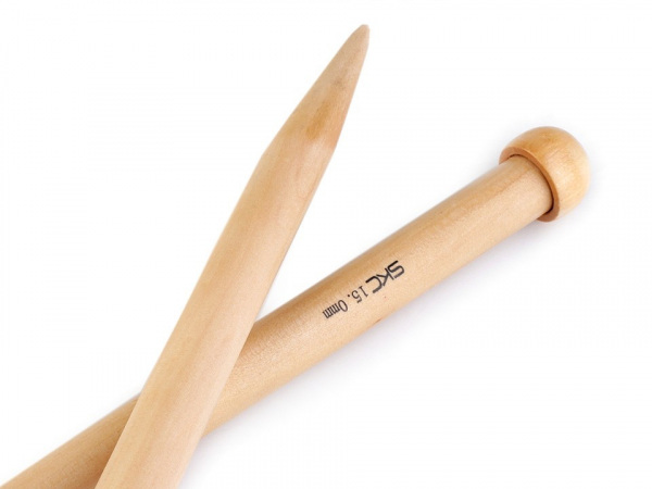 Rovné jehlice č. 15 bambus