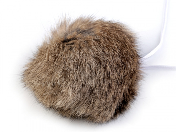 Bambule z králičí kožešiny