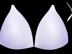 Košíčky do plavek / korzetů K23 s pusch-up - Bílá vel.65B