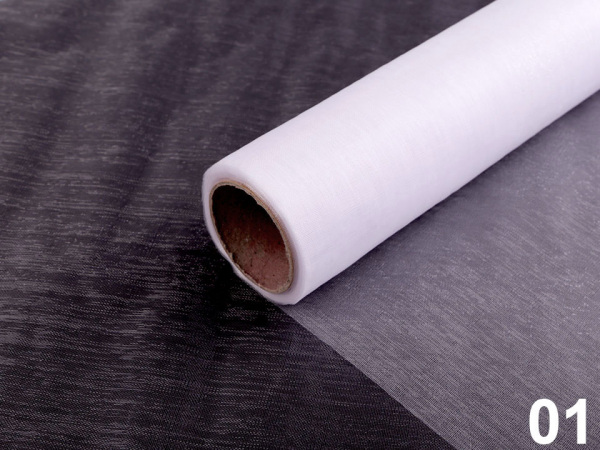 Organza šíře 36 cm malý lesk