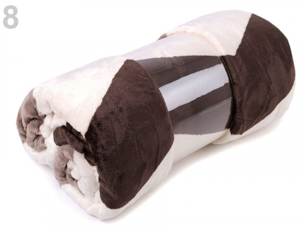 Velká deka / přehoz fleece 200x230 cm
