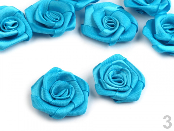 Saténová růže Ø30 mm