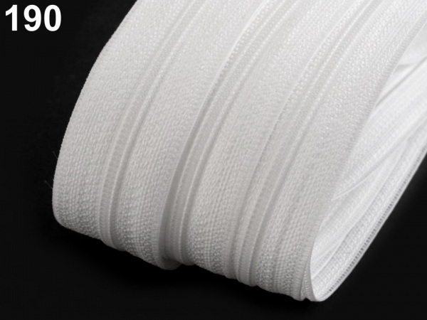 Zip spirálový šíře 4 mm pevný metráž