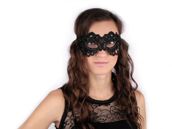 Karnevalová maska - škraboška krajková