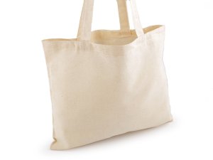 Textilní taška bavlněná k domalování / dozdobení 34x39 cm