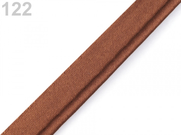 Saténová paspulka / kédr šíře 10 mm