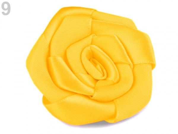 Saténová růže Ø50 mm