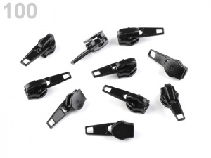 Jezdec ke spirálovým zipům 6 mm pevný