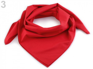 Bavlněný šátek jednobarevný 65x65 cm