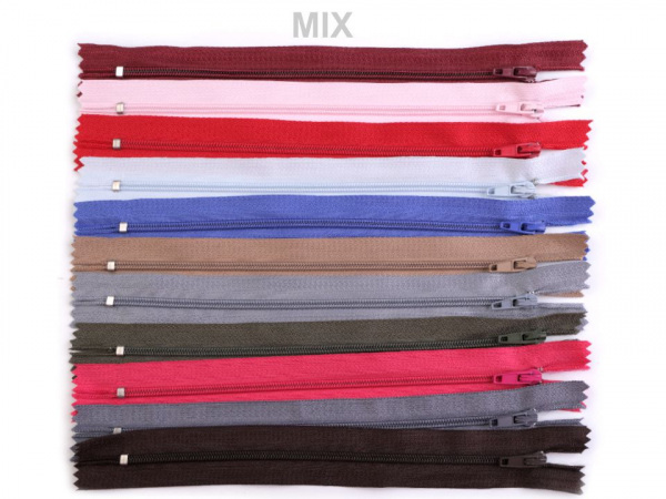 Spirálový zip No 3 délka 14 cm autolock