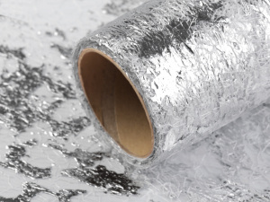 Pavučinka metalická šíře 36 cm svatební