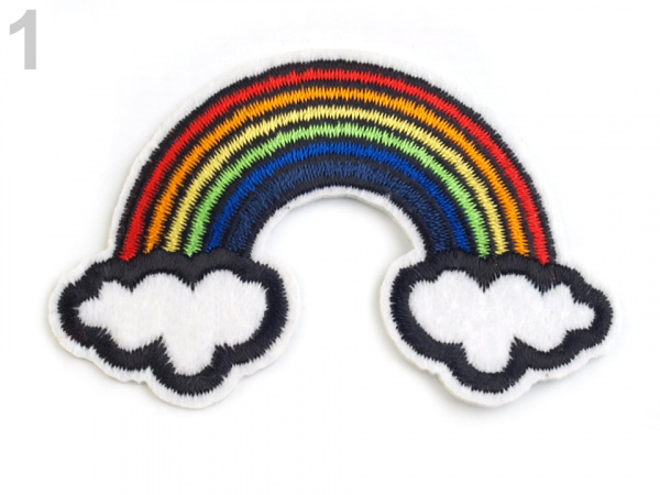 Nažehlovačka vyšívaná peace