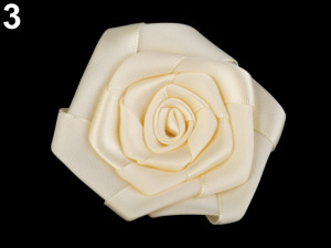 Saténová růže Ø70 mm