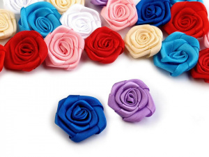 Saténová růže Ø30 mm