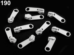 Jezdec ke spirálovým zipům 4 mm pevný