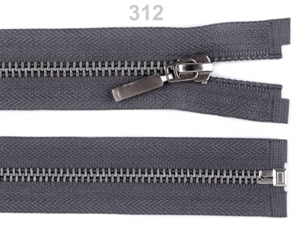 Kovový zip No 5 délka 80 cm