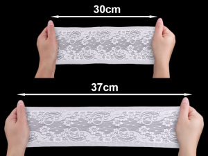 Elastická krajka / vsadka šíře 12,5 cm