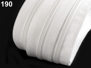 Zip spirálový šíře 6 mm pevný metráž