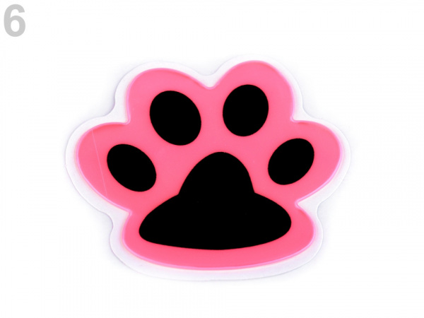 Reflexní samolepka kočka, tlapka