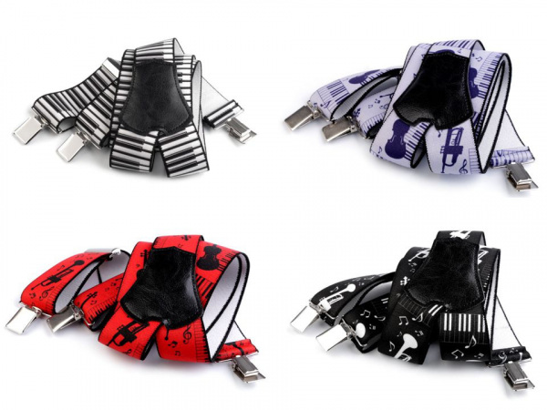 Šle hudební šíře 4 cm délka 120 cm