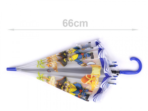 Dětský deštník beruška, motýl, pirát, princezna, žába 2. jakost