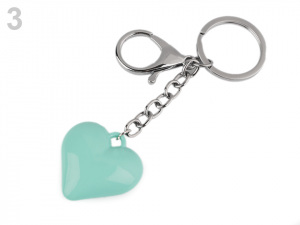 Přívěsek na kabelku / klíče srdce
