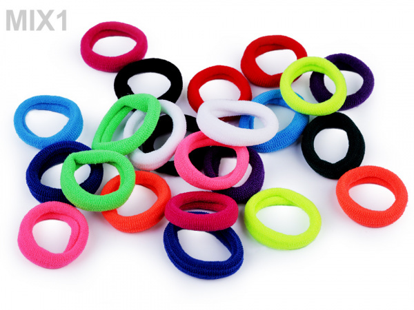 Mini gumičky do vlasů mix