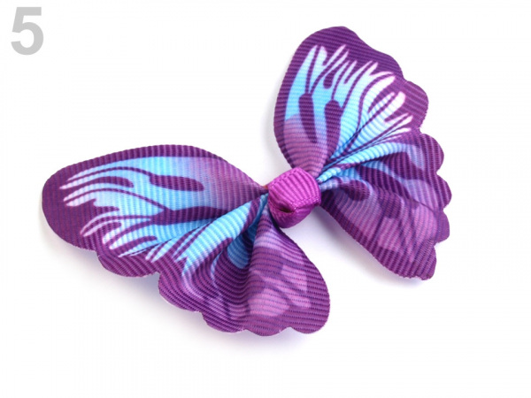 Textilní aplikace / nášivka 3D motýl