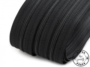 Zip spirálový šíře 4 mm pevný metráž