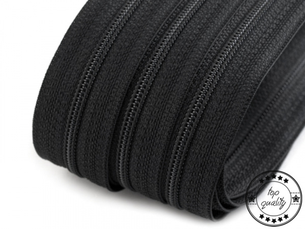 Zip spirálový šíře 4 mm pevný metráž