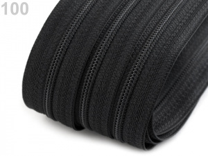 Zip spirálový šíře 4 mm pevný metráž